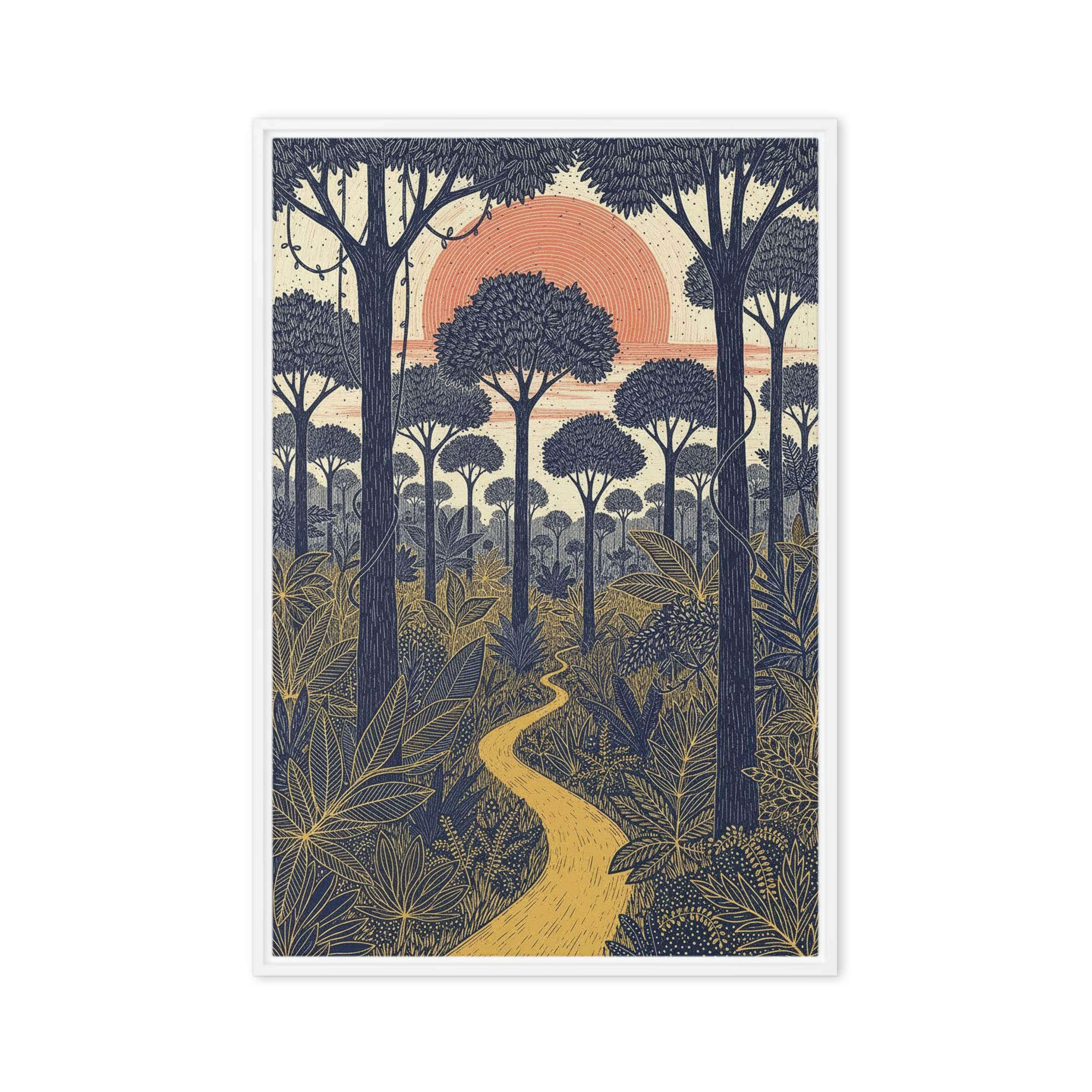 The Winding Forest Path | Art Print