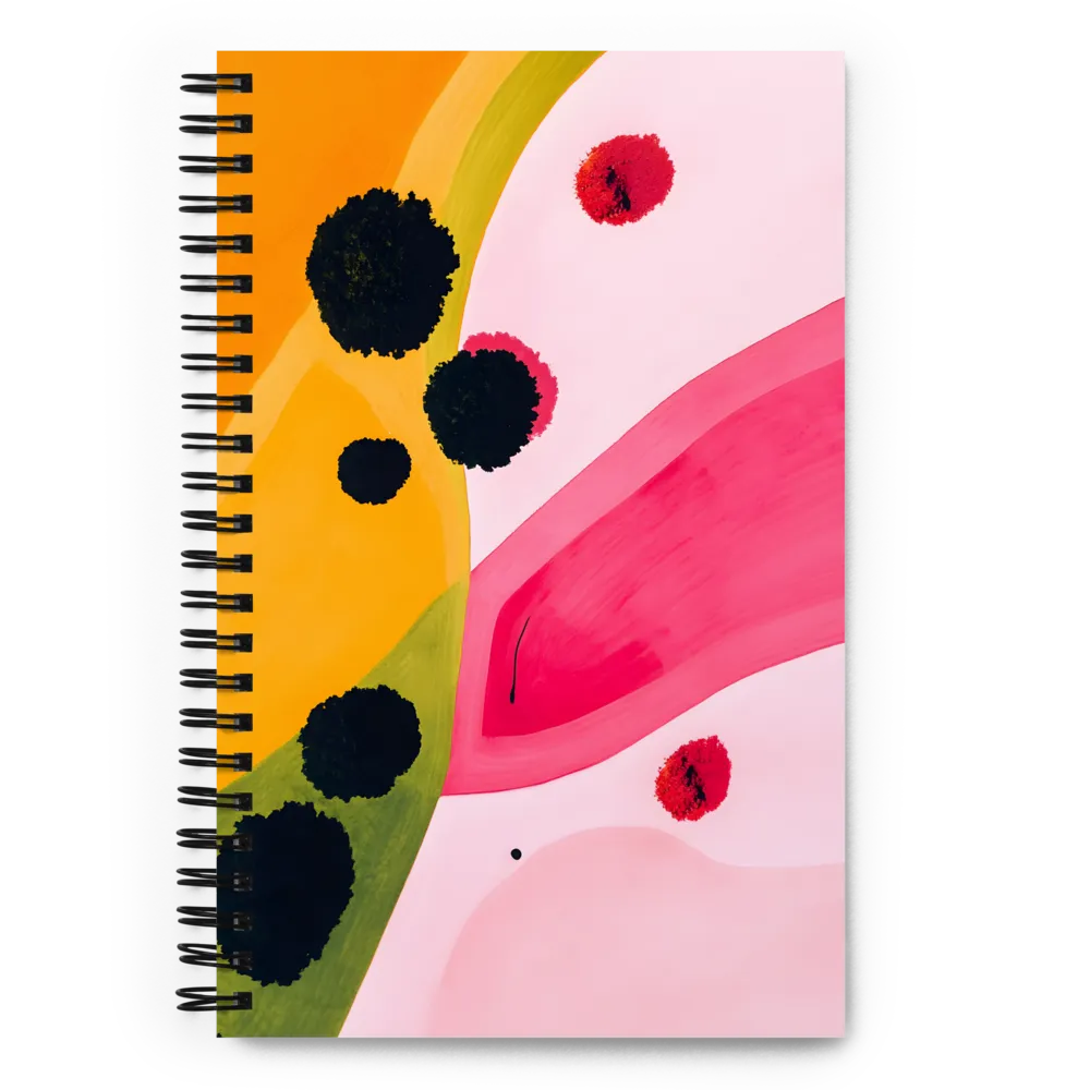 Fluid Abstract Composition 
 Spiral Notebook | 140 pages