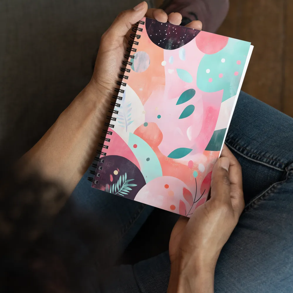 Pastel Layers of Nature 
 Spiral Notebook | 140 pages