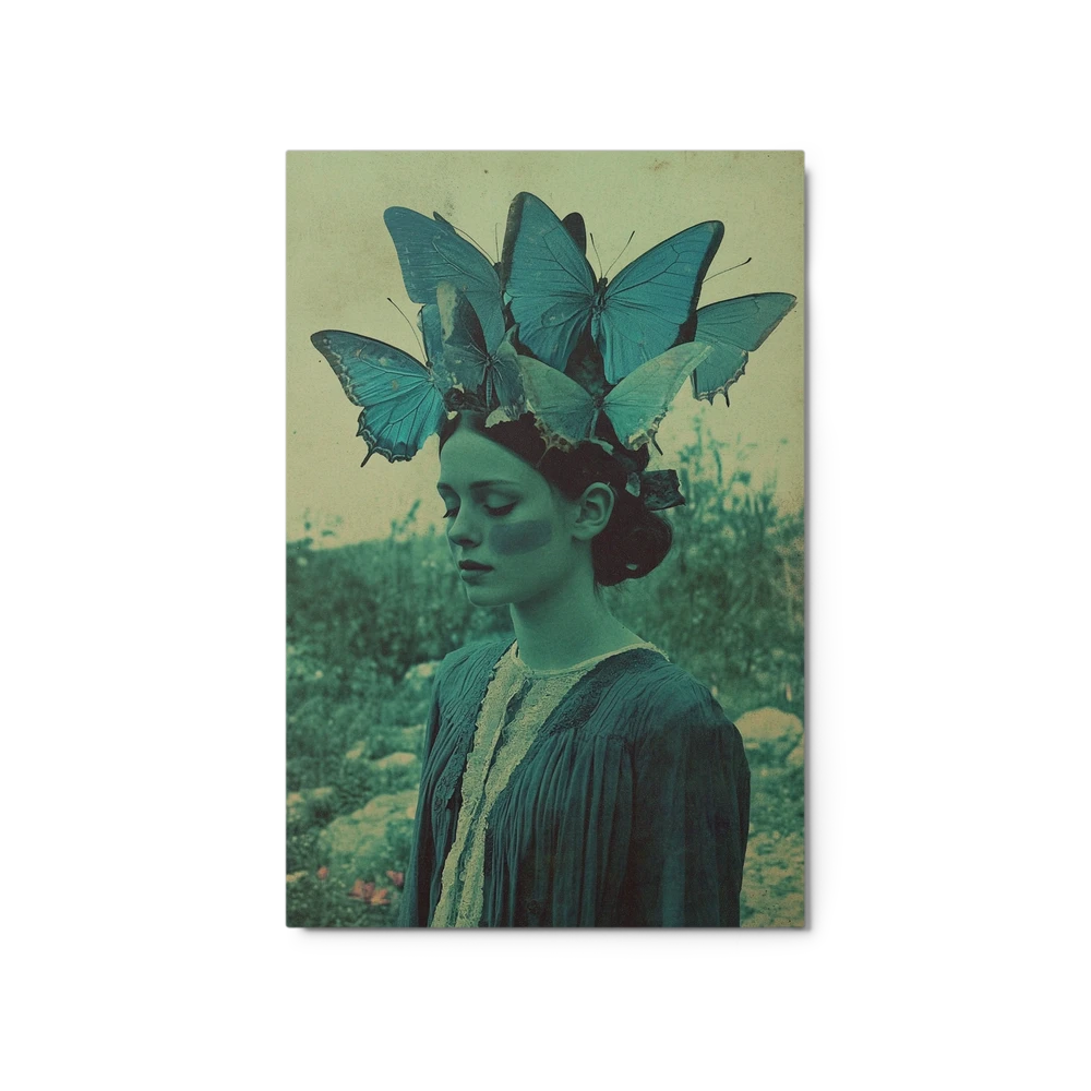 Ethereal Butterfly Crown | Art Print