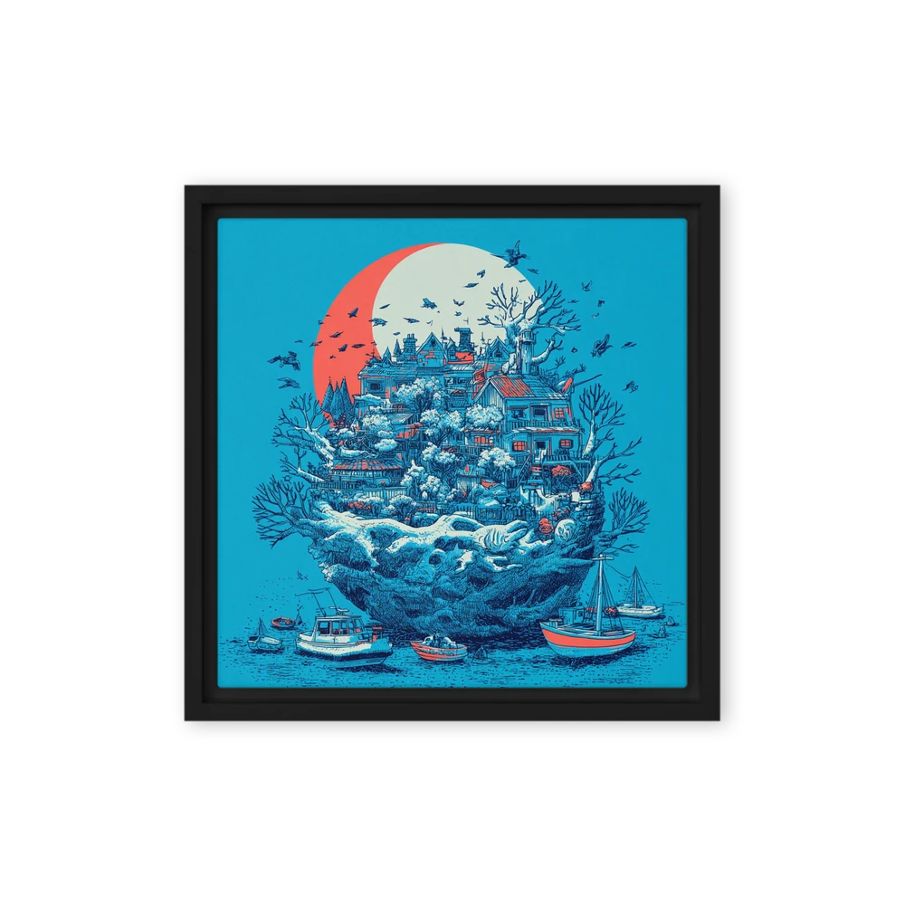 Harbor of the Floating Isle | Art Print