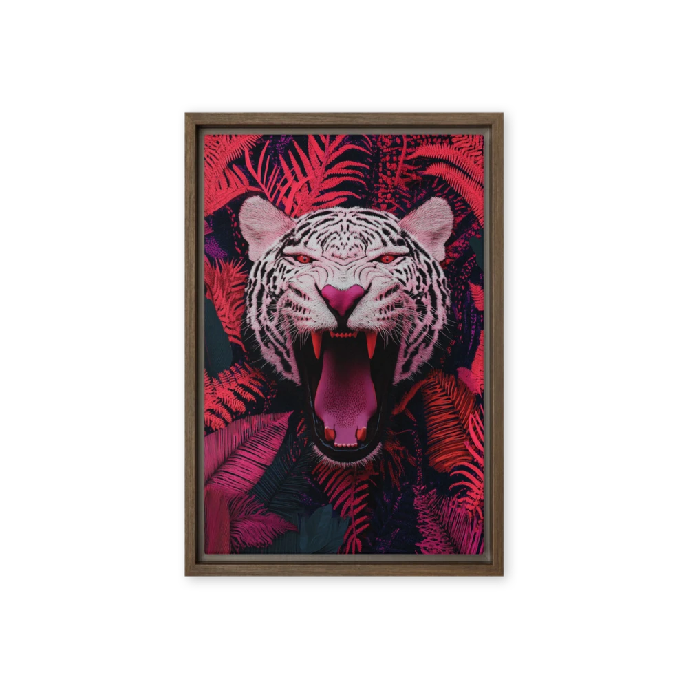 The Roar of the White Tiger | Art Print