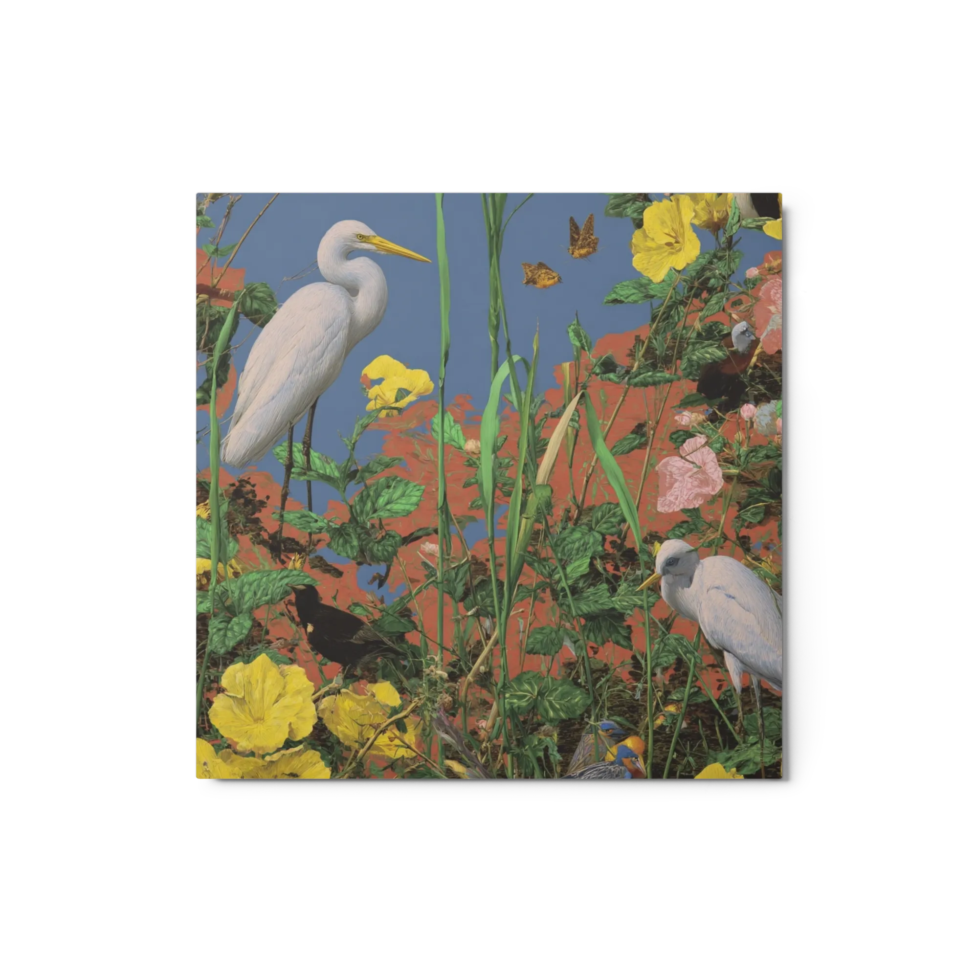 Egrets in the Reeds