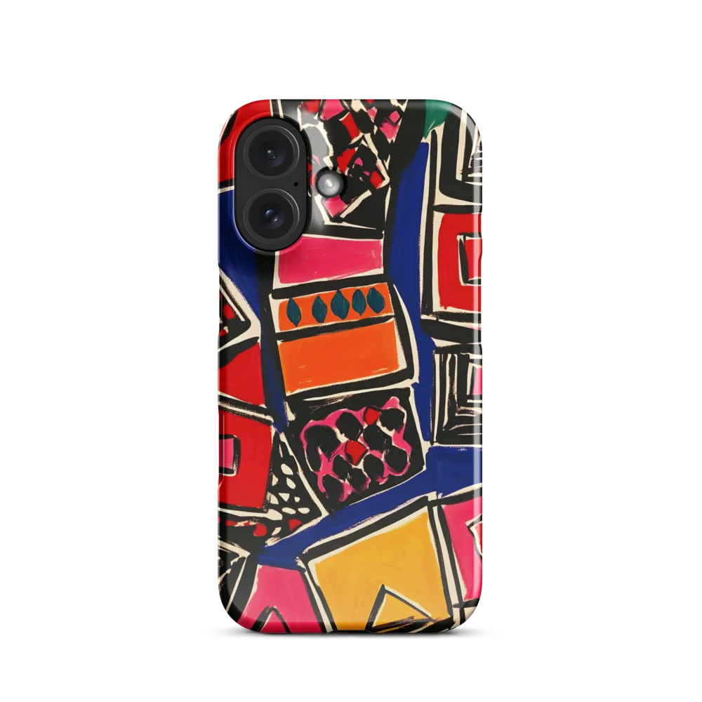Colorful Geometric Abstraction 
 iPhone 16 Pro | MagSafe® Tough Case