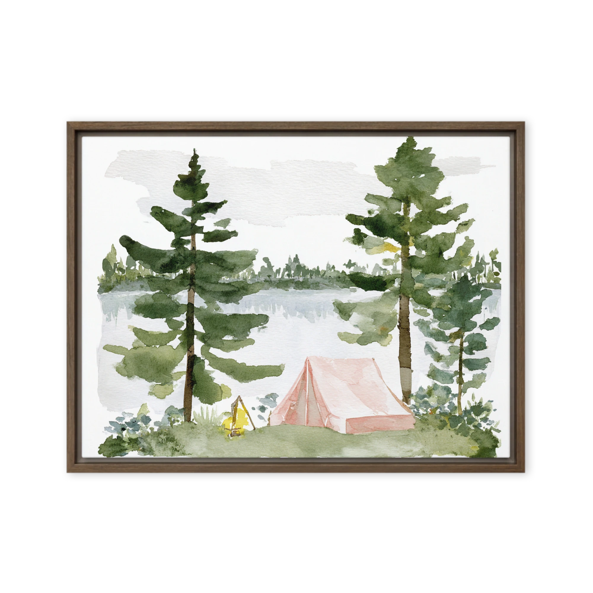 Lakeside Tent | Art Print