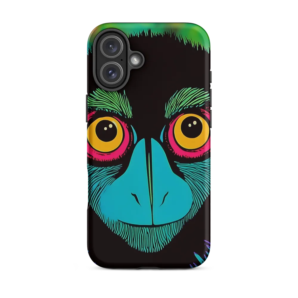 Vibrant Monkey Illustration | Phone Case