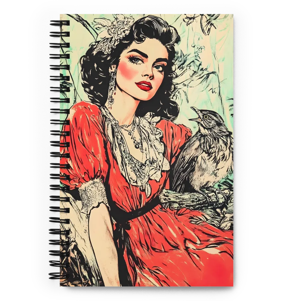 Pin-up Enchantress 
 Spiral Notebook | 140 pages