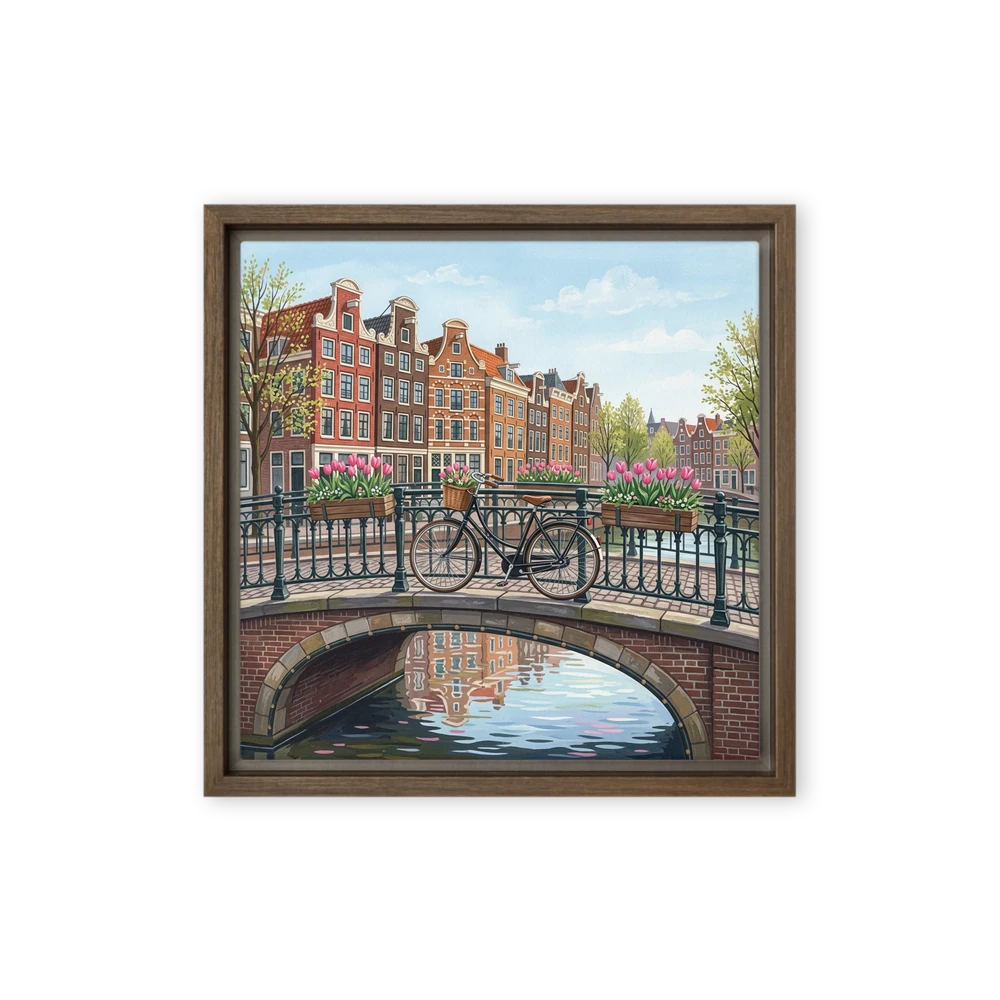 Amsterdam Canal Bridge | Art Print