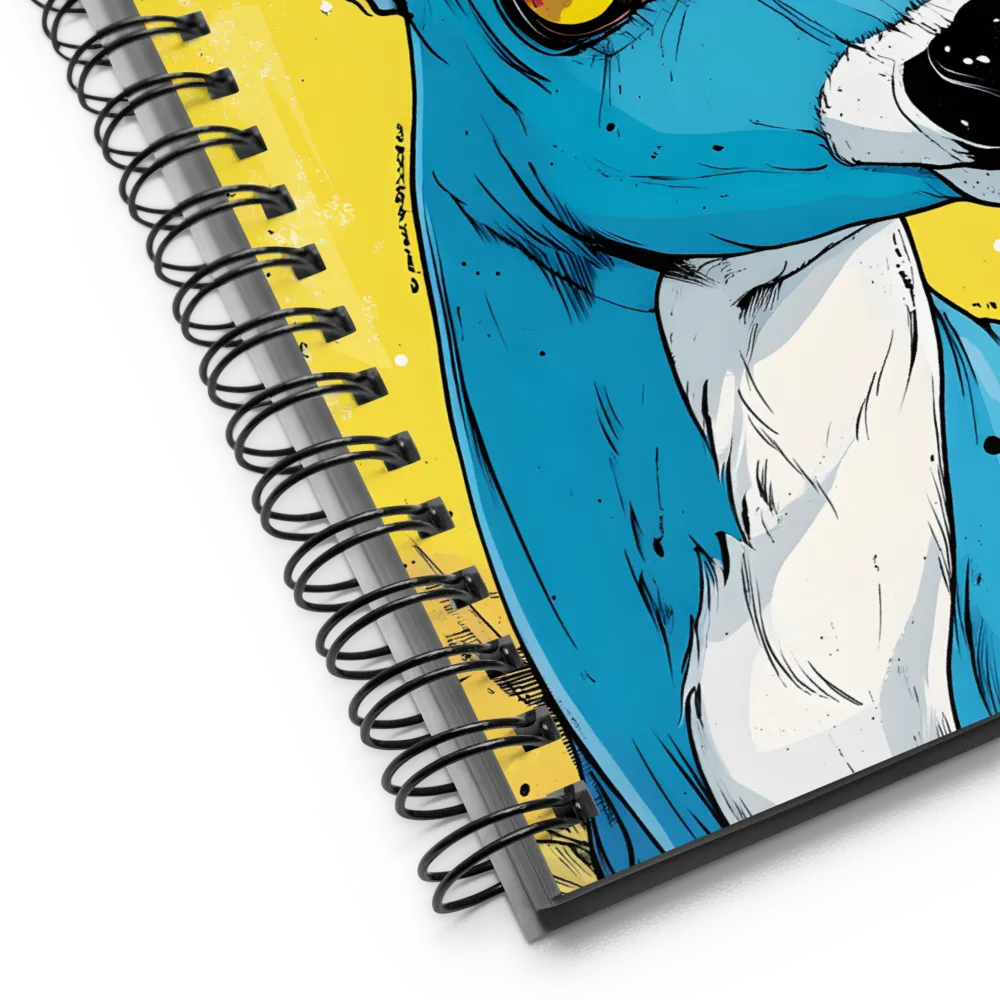 The Azure Stag 
 Spiral Notebook | 140 pages