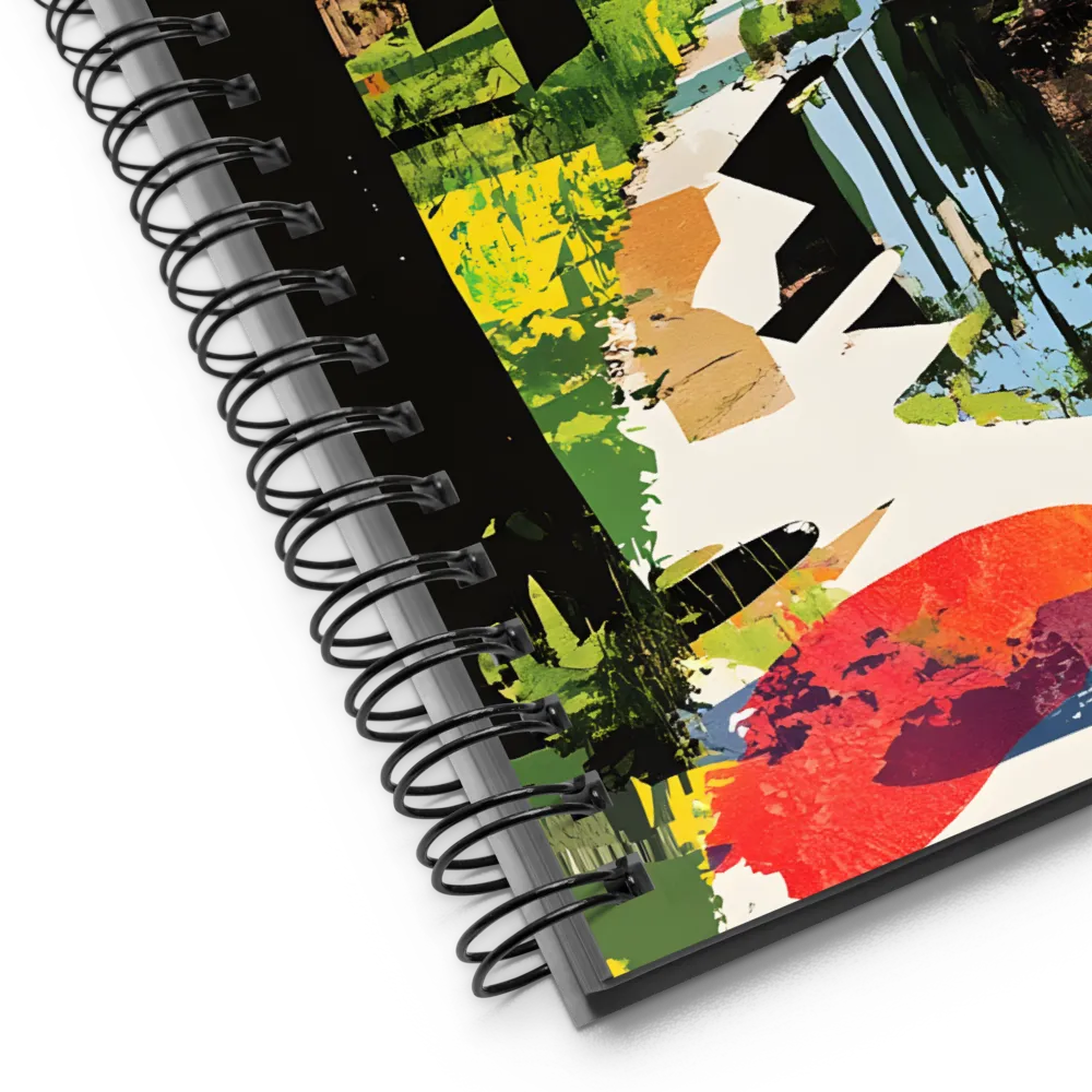 Abstract Forest Path 
 Spiral Notebook | 140 pages