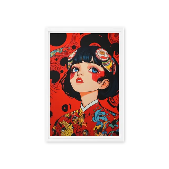 Surreal Neo-Ukiyo-e Portrait | Art Print