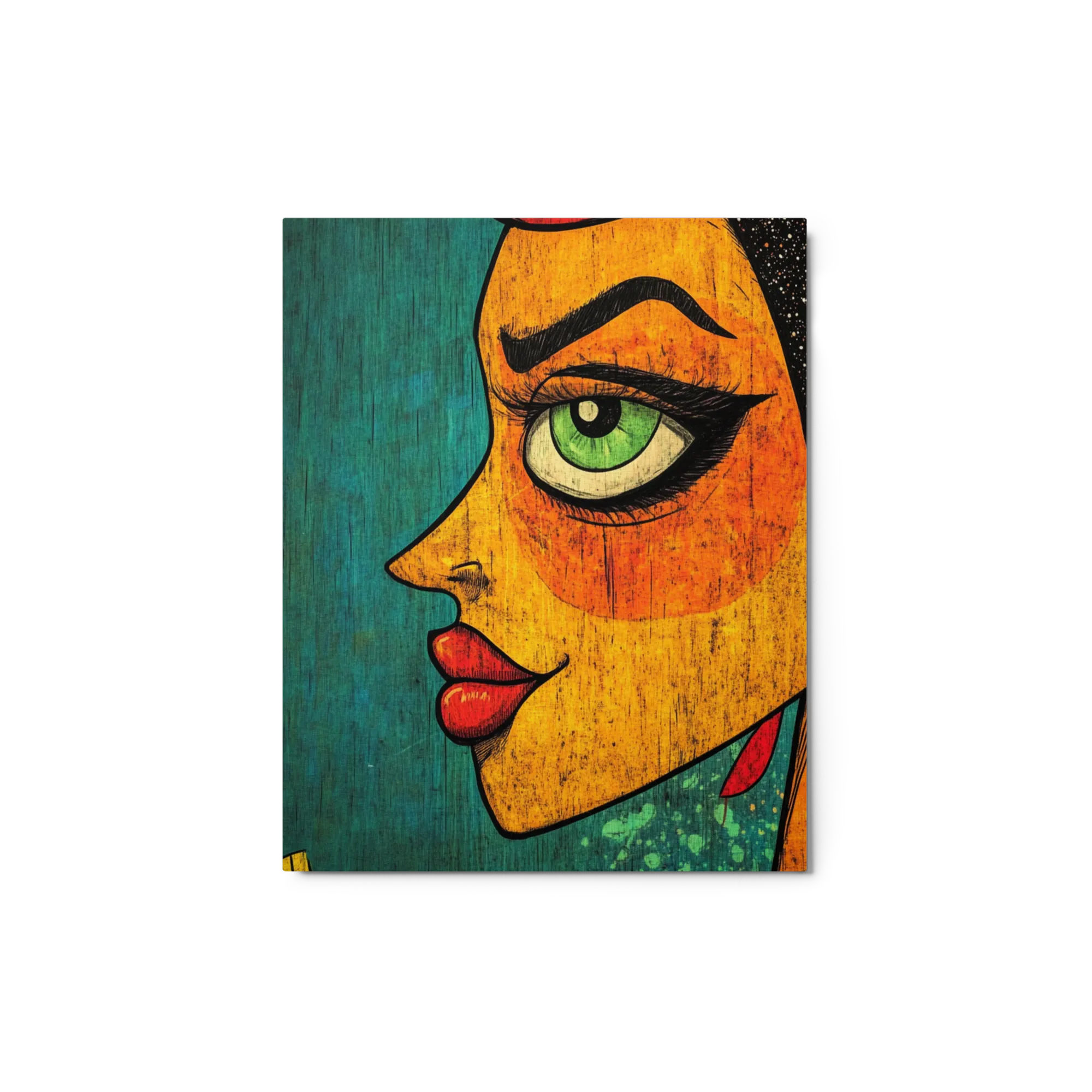 Teal and Amber Profile