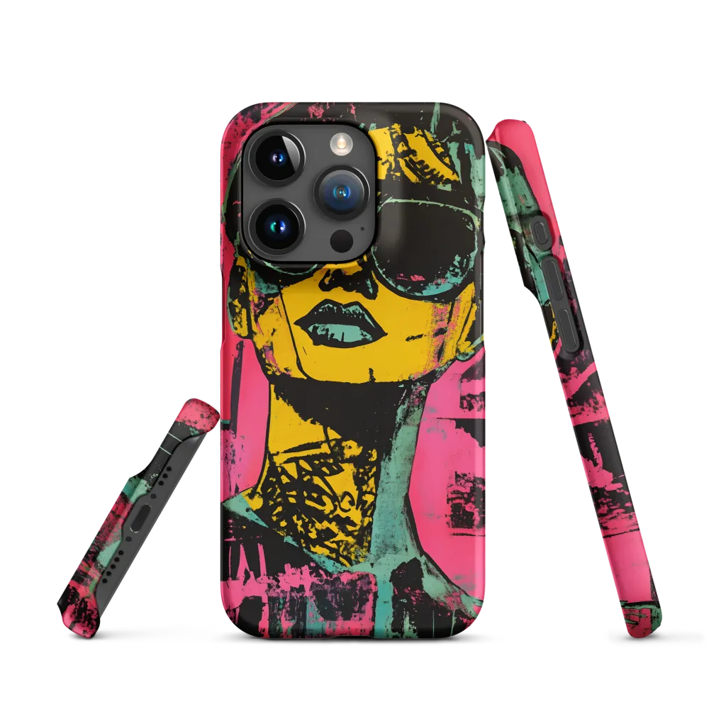 Neon Pop Portrait | Phone Case