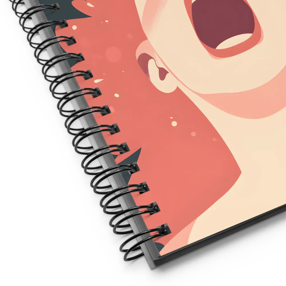 Ecstatic Scream 
 Spiral Notebook | 140 pages