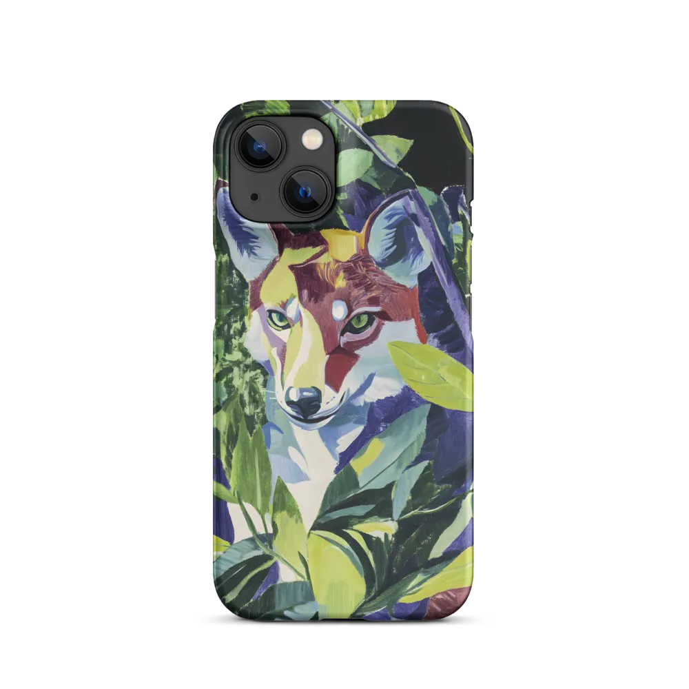 Realistic Fox Among Green Leaves | Phone Case
