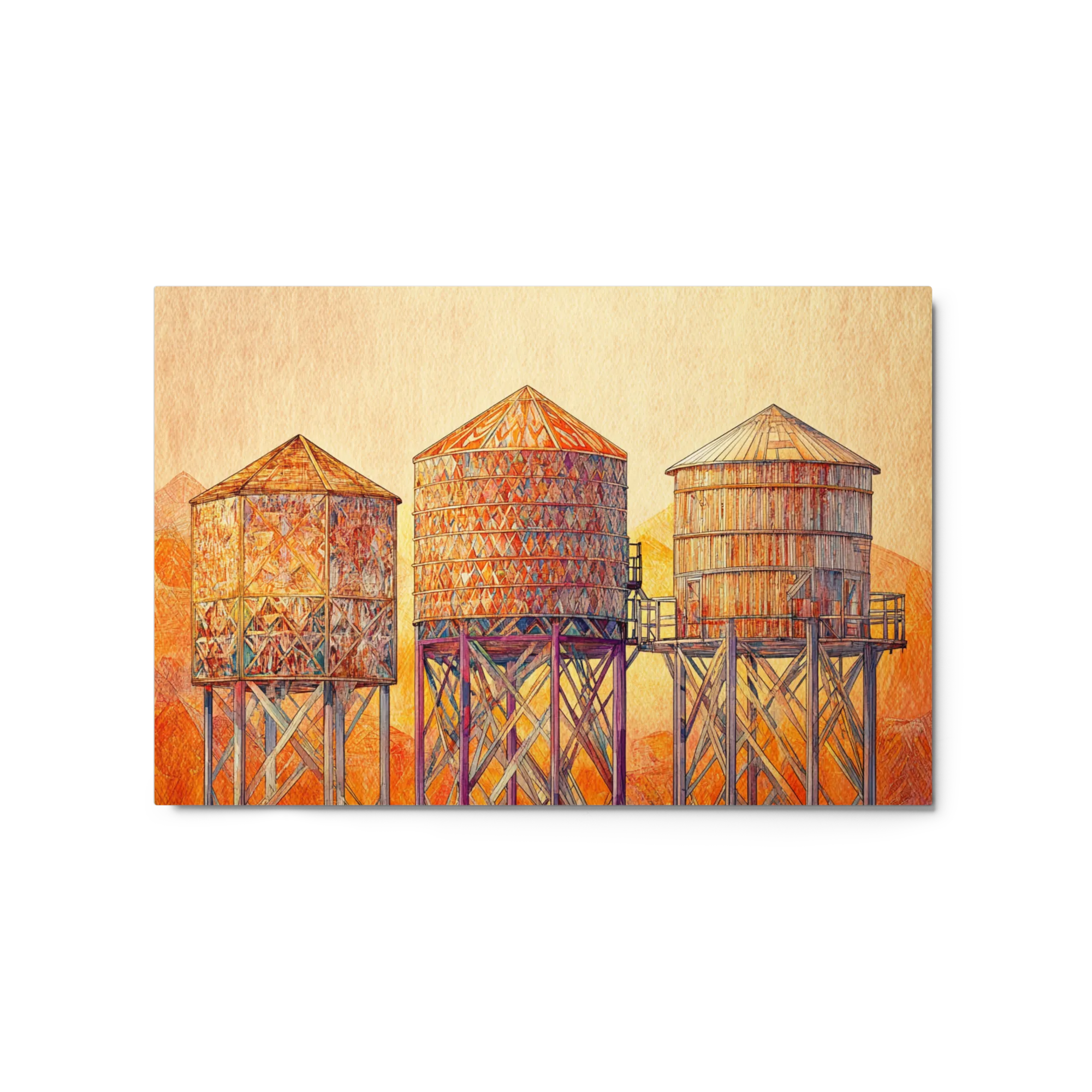 Three Water Towers
