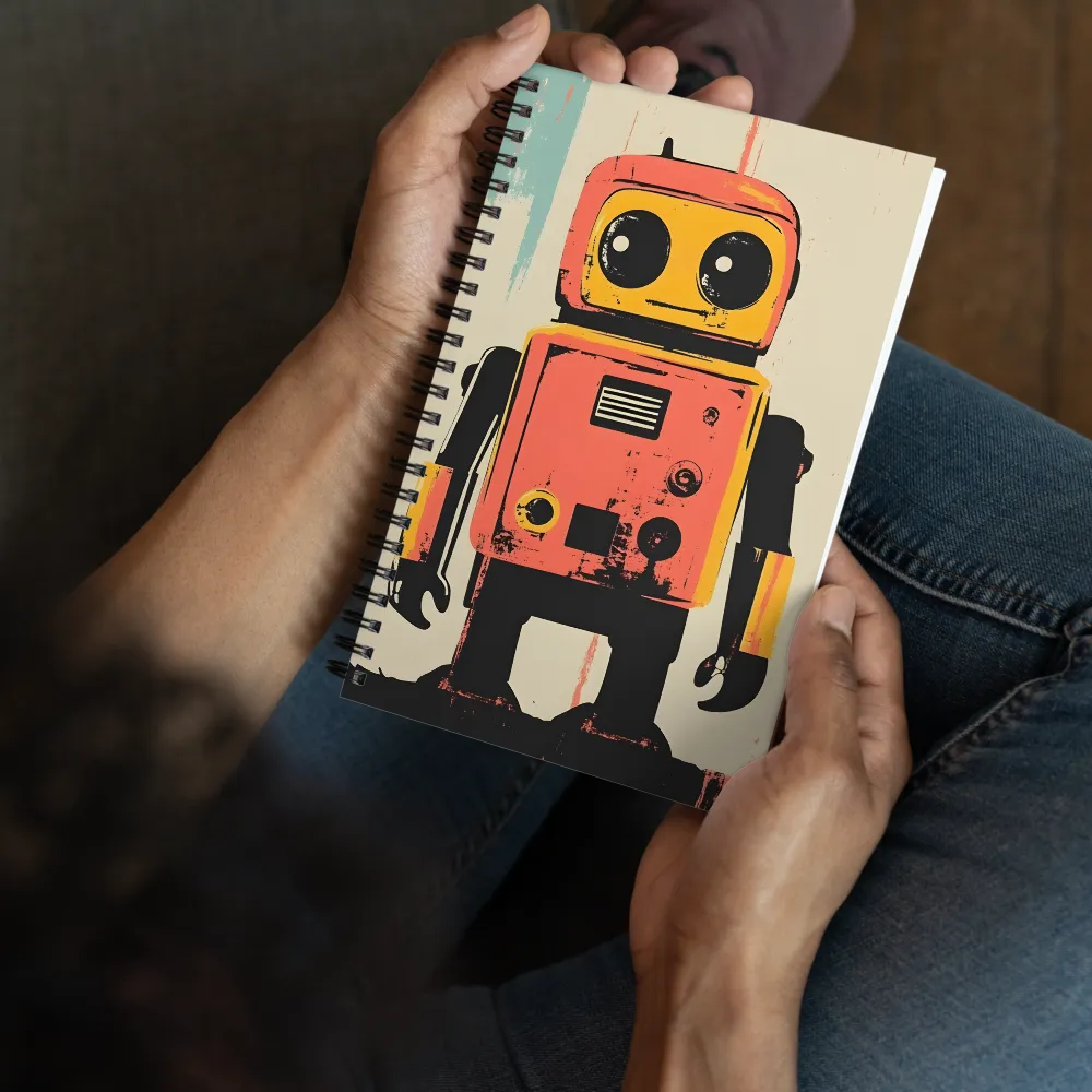 Retro Robot Charm
