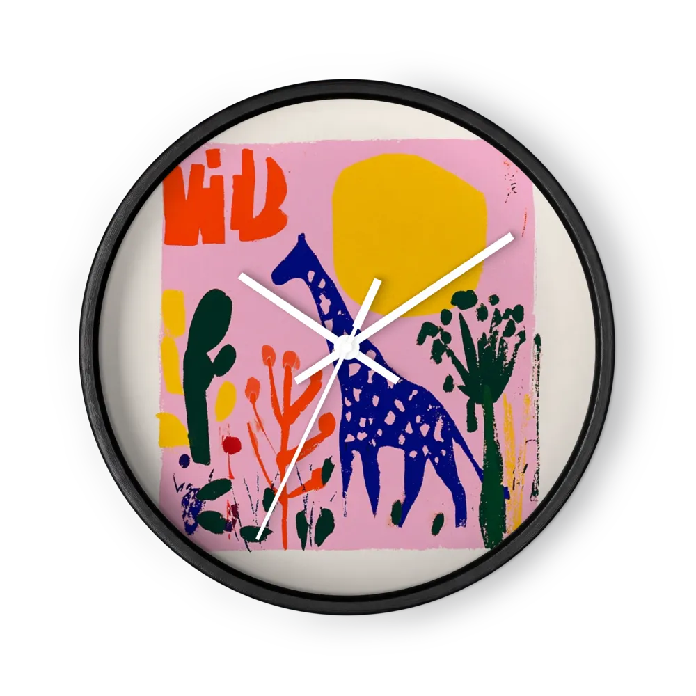 Wild Safari Giraffe | Wall Clock