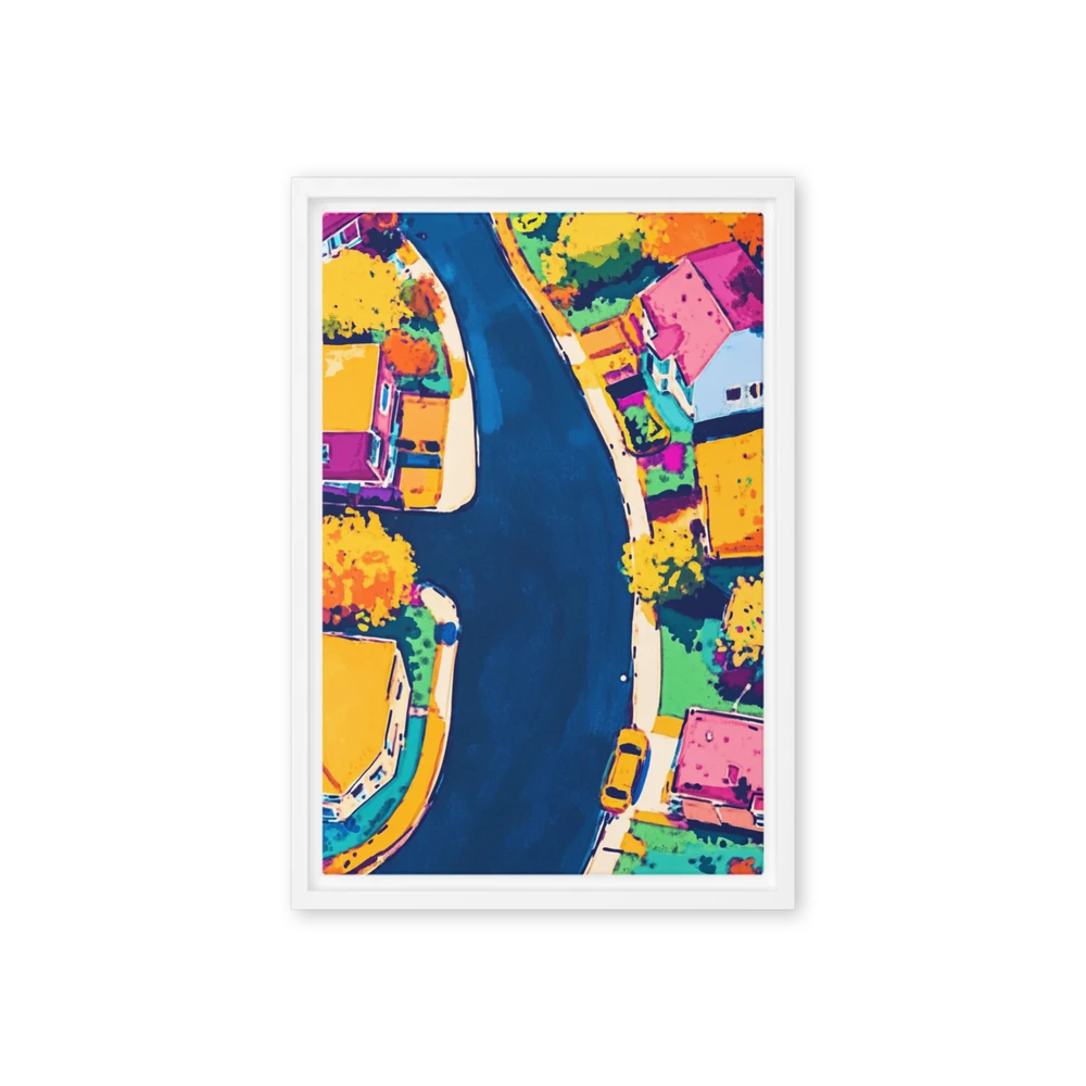 Vibrant Neighborhood Overhead | Art Print