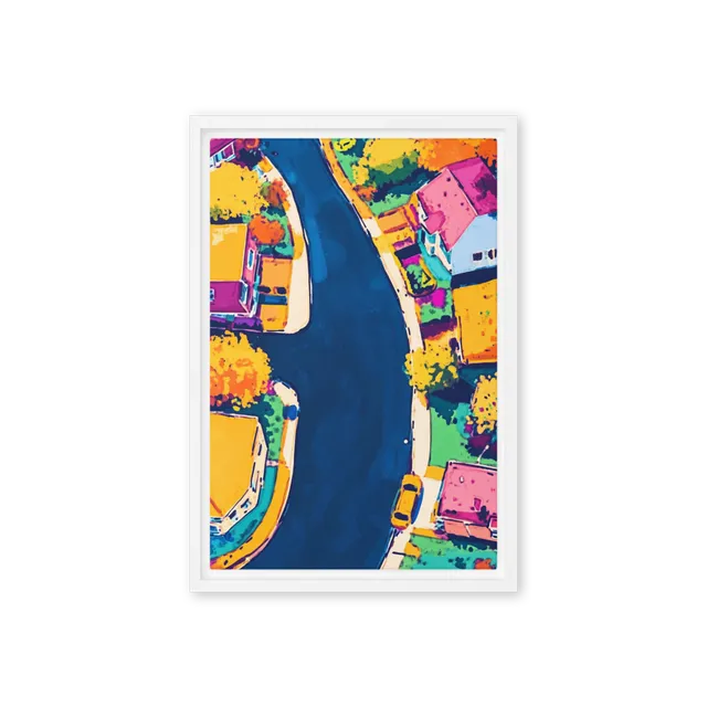 Vibrant Neighborhood Overhead | Art Print
