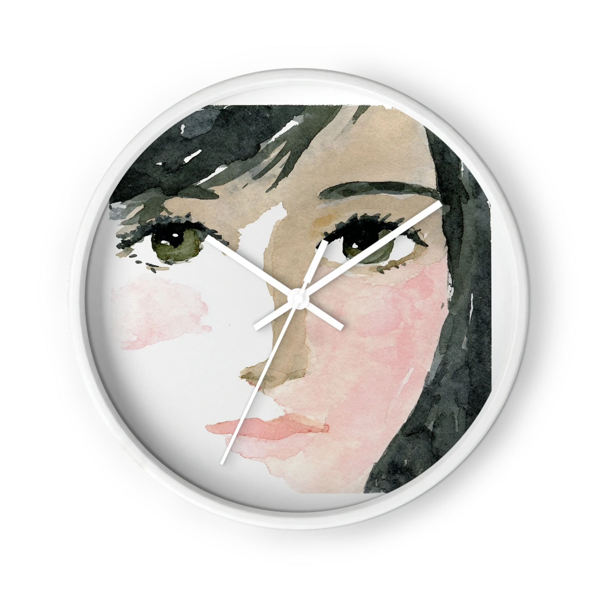 Green-Eyed Woman Portrait