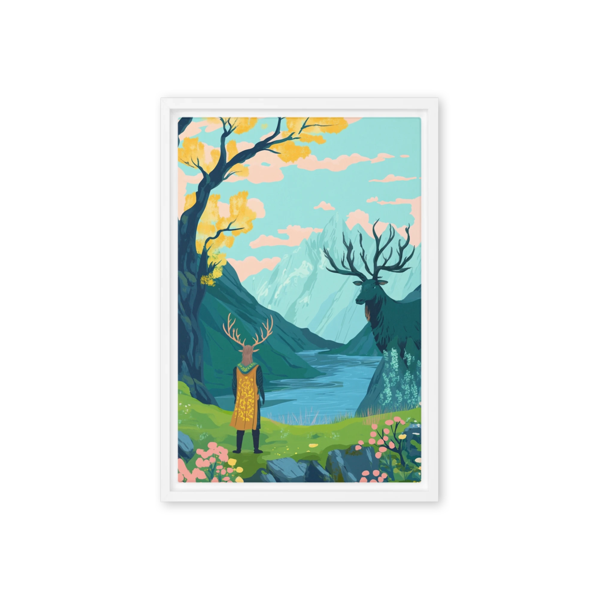 The Antlered Watch | Art Print