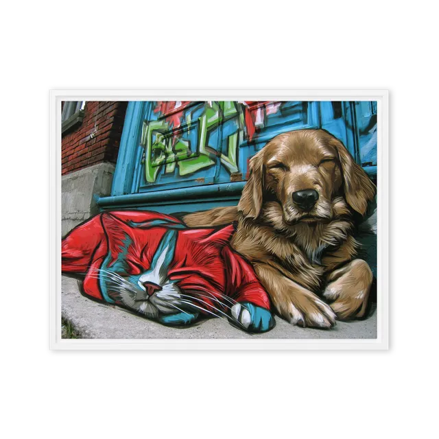 Street Art Companions | Art Print