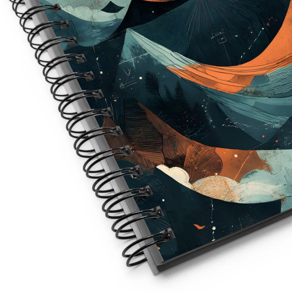 Celestial Mountainscape 
 Spiral Notebook | 140 pages