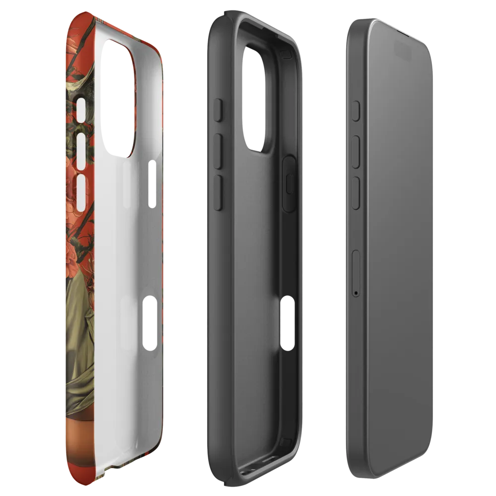 Portrait of a Woman with Roses | Phone Case