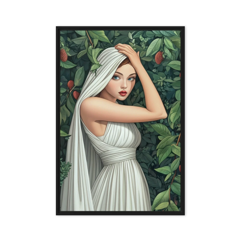 Portrait of a Woman in White Dress