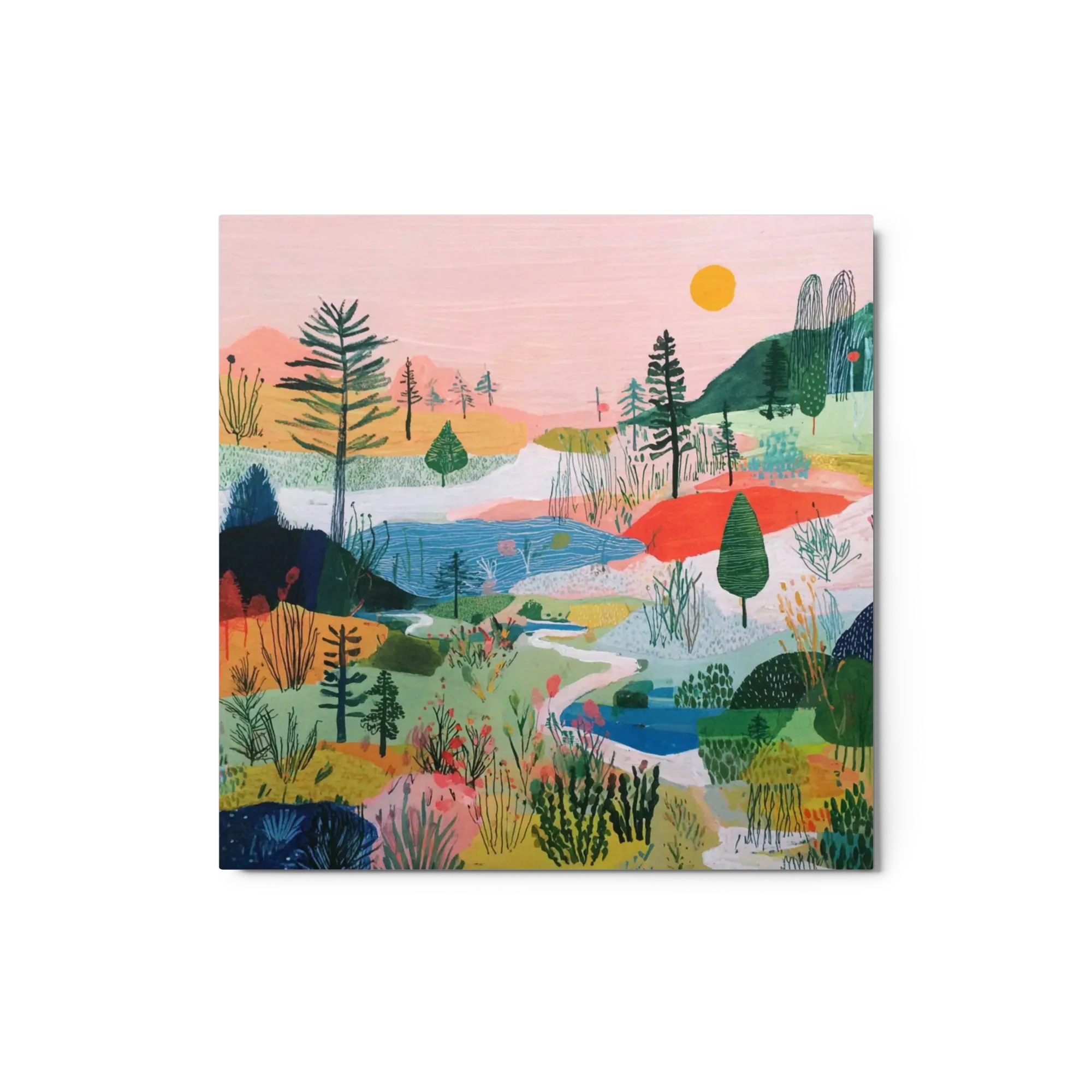 Pastel Valley Sunrise