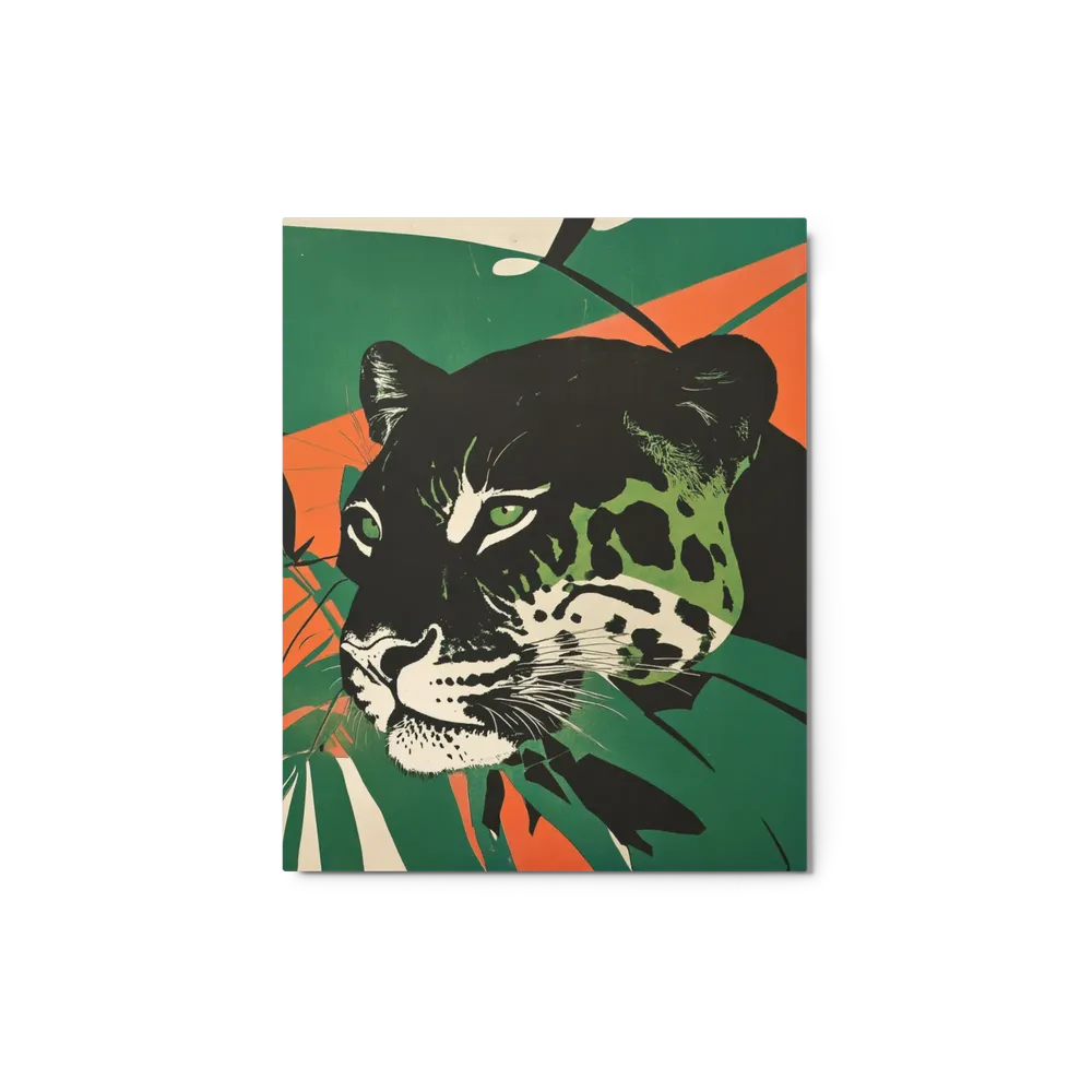 Graphic Panther in Jungle | Art Print