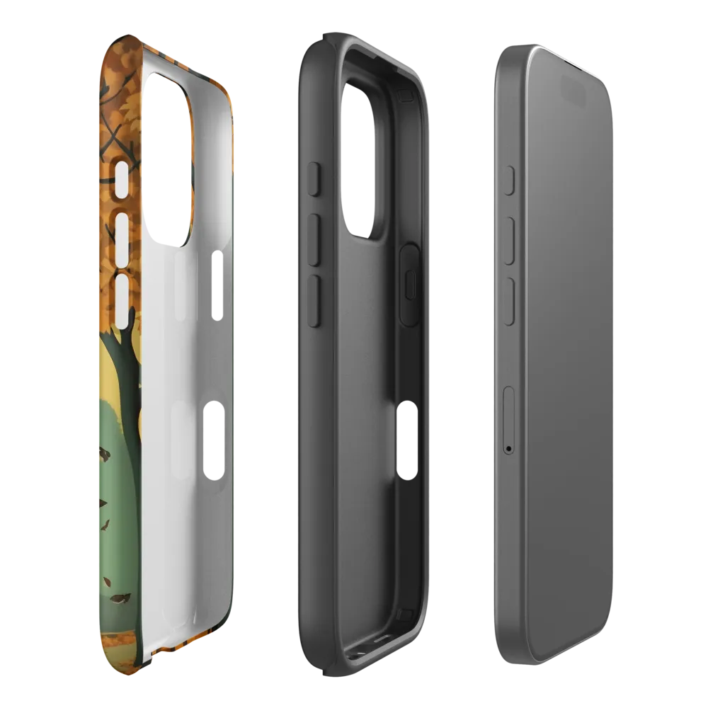 Autumn Landscape with Figures | Phone Case