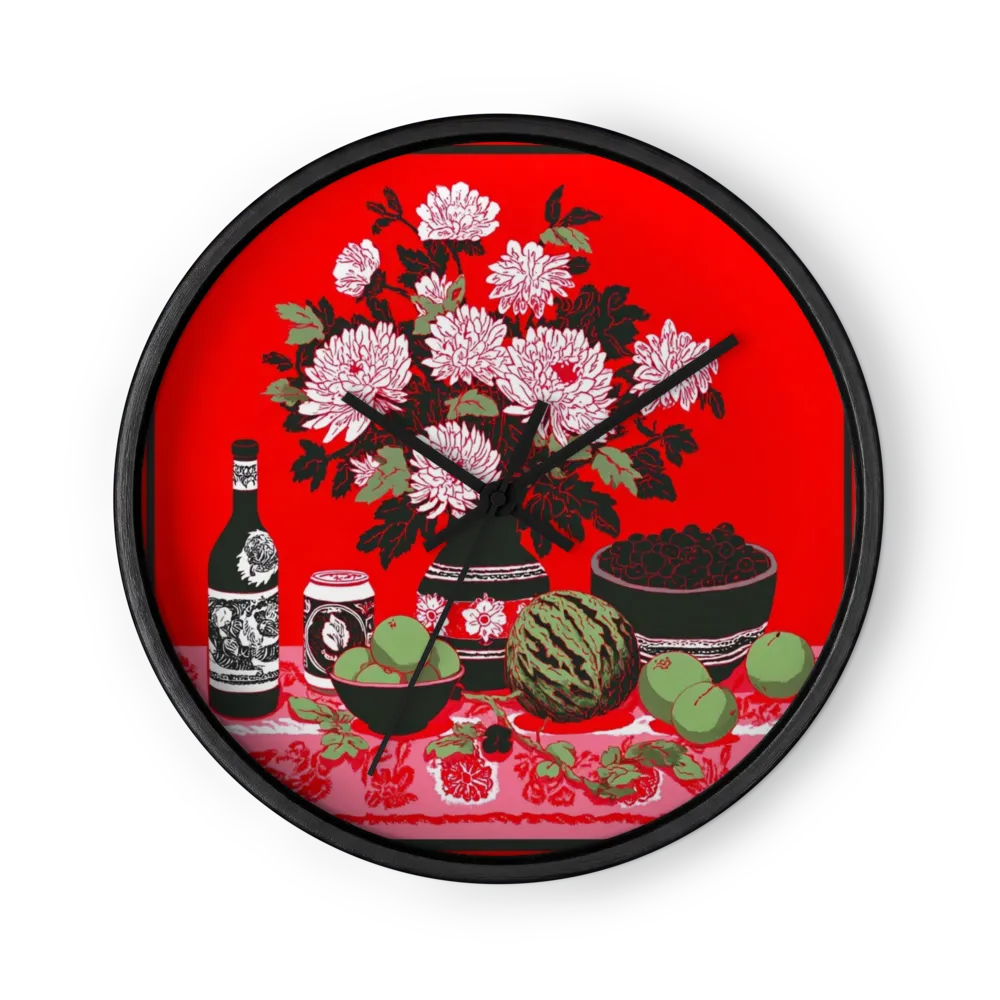 Red Chrysanthemum Still Life
