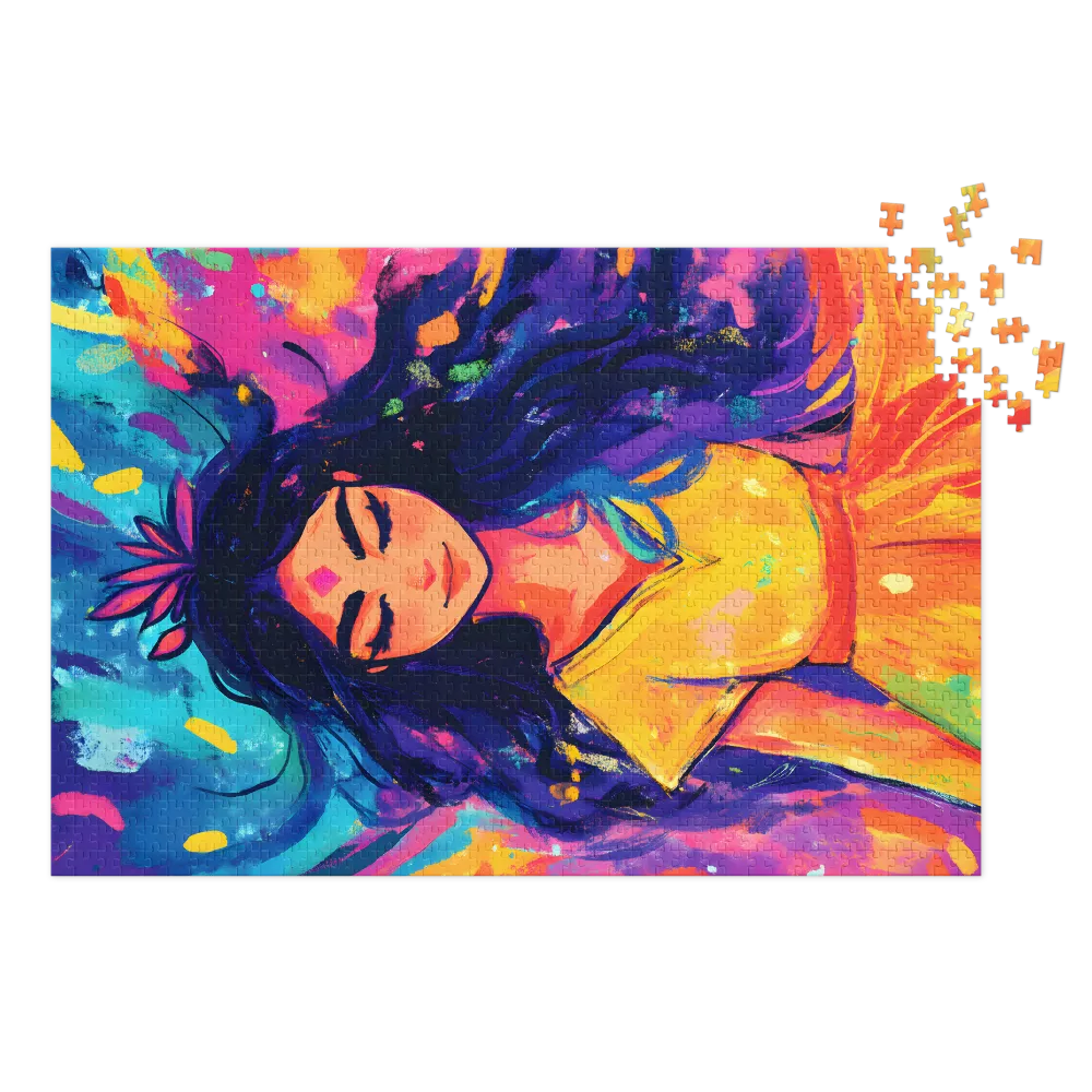 Vibrant Portrait of a Woman