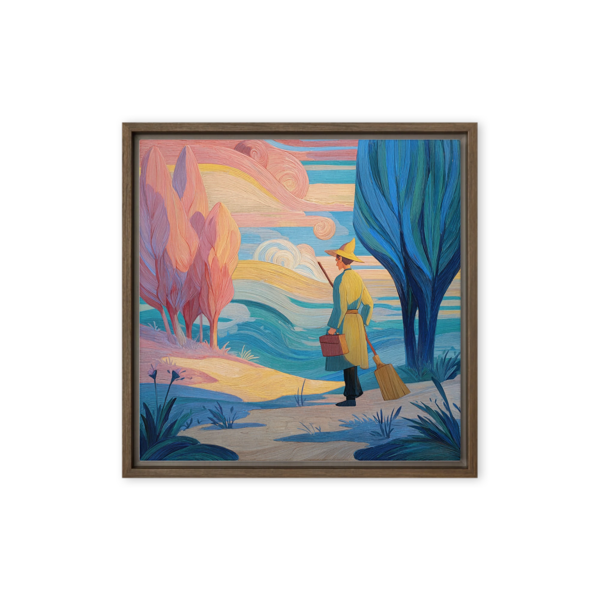 The Textured Journey of the Wandering Wizard