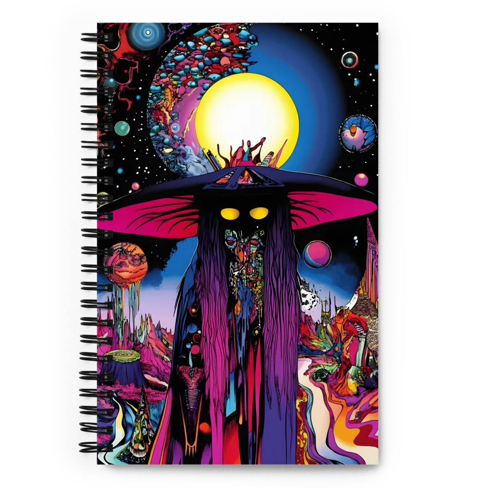 The Cosmic Wanderer 
 Spiral Notebook | 140 pages