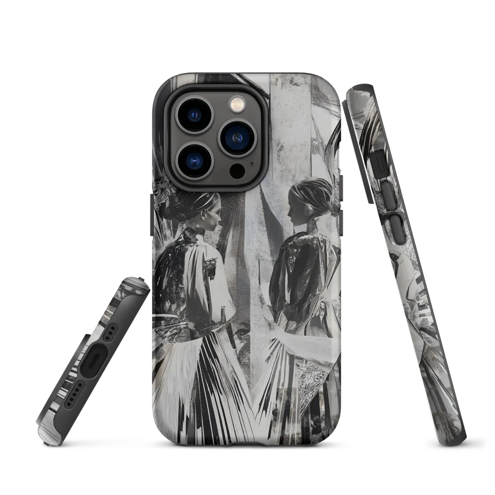 Reflection of Two Figures | Phone Case