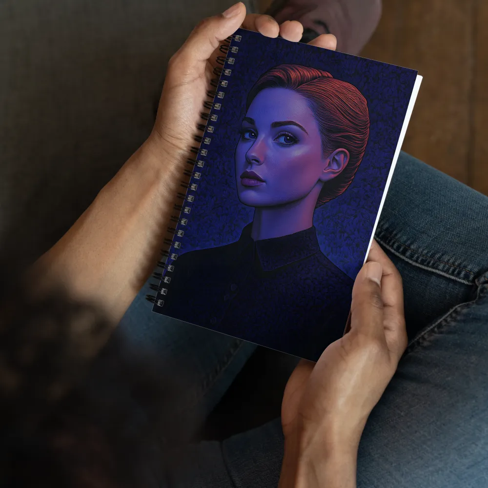 Ultraviolet Gaze 
 Spiral Notebook | 140 pages