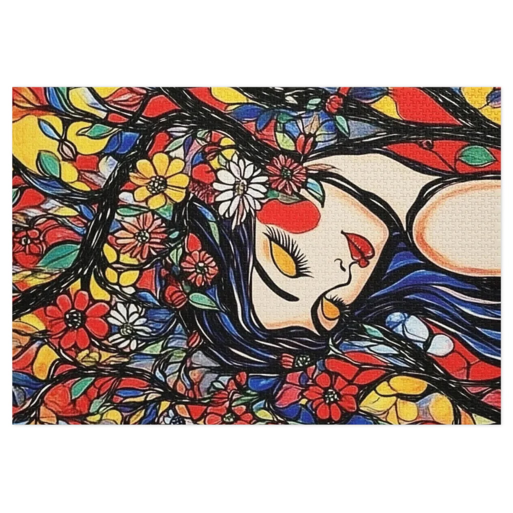 O Jardim de Vitrais 
 Puzzle em caixa de metal