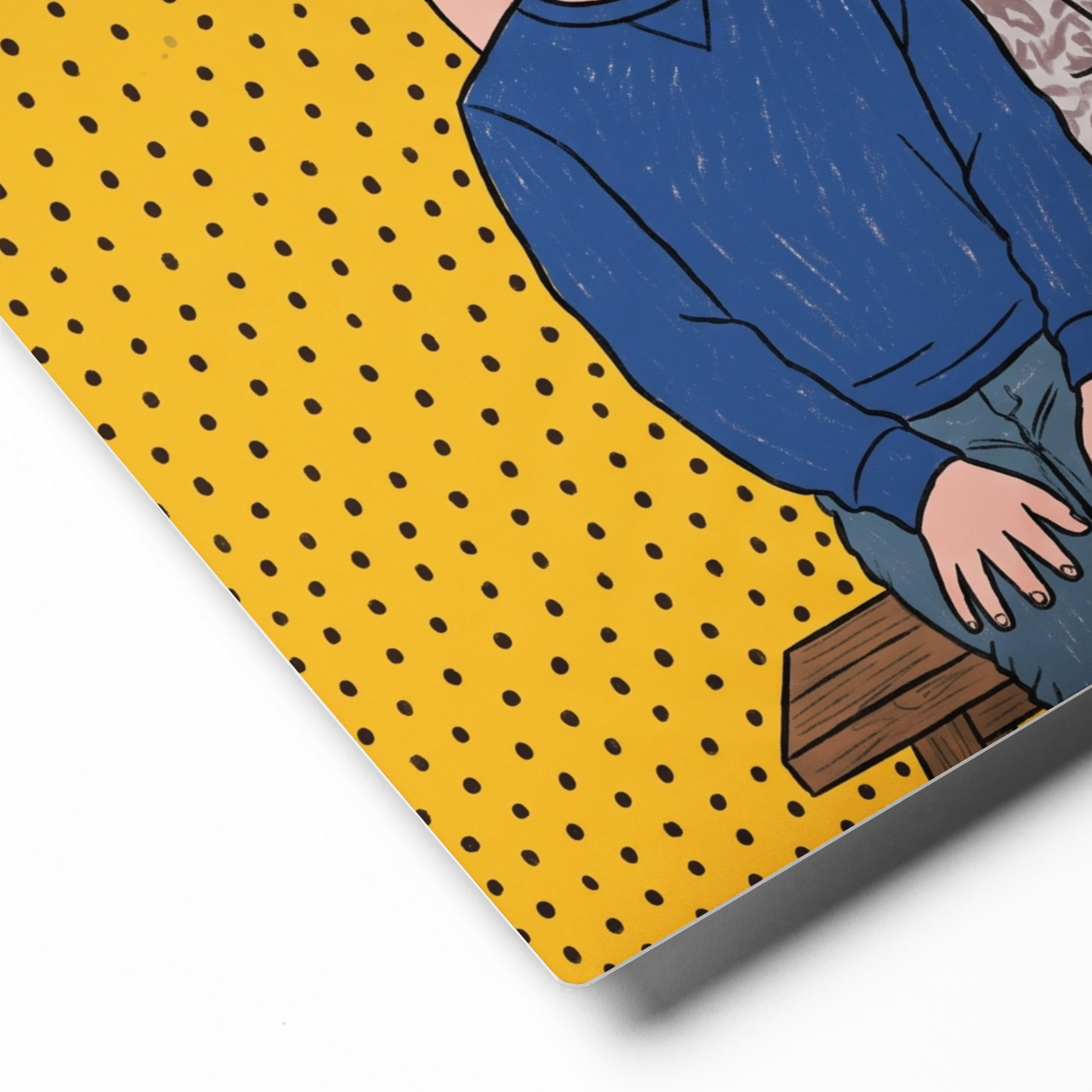 Family Portrait — Flat Cartoon