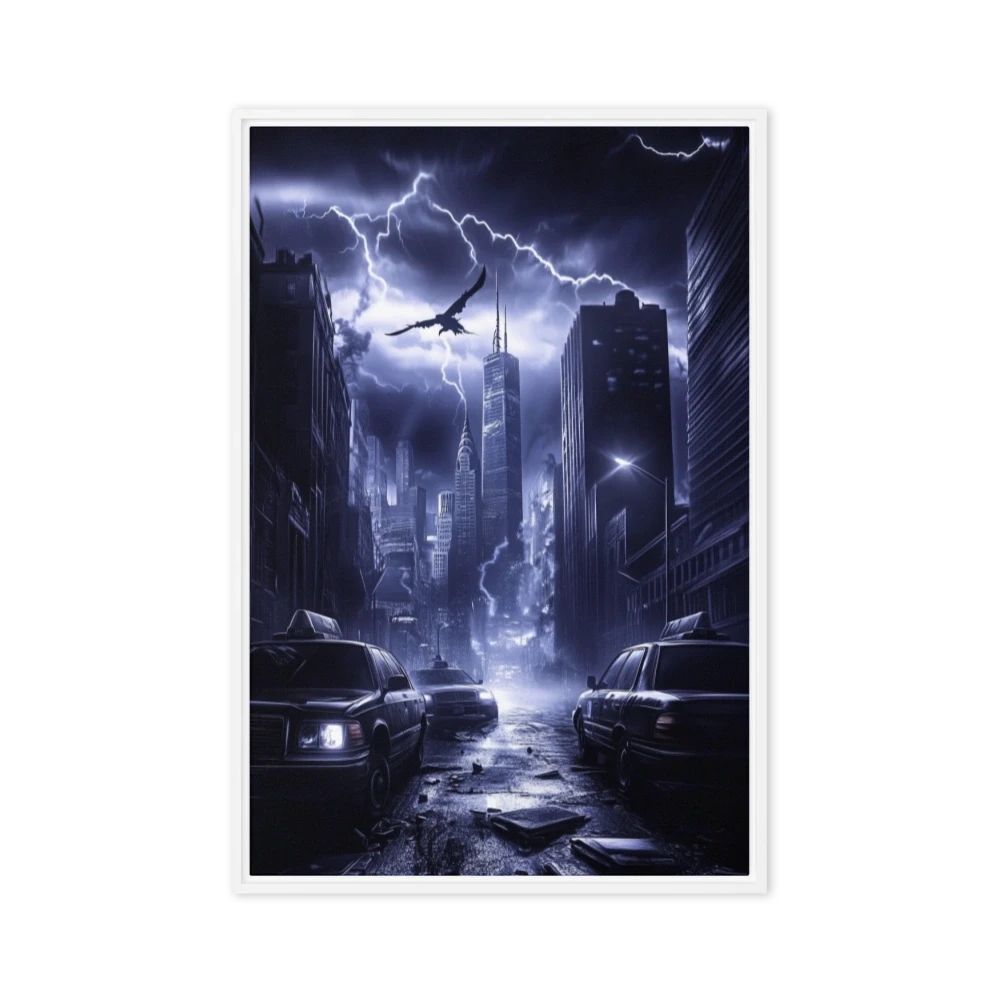 Dramatic Night Cityscape