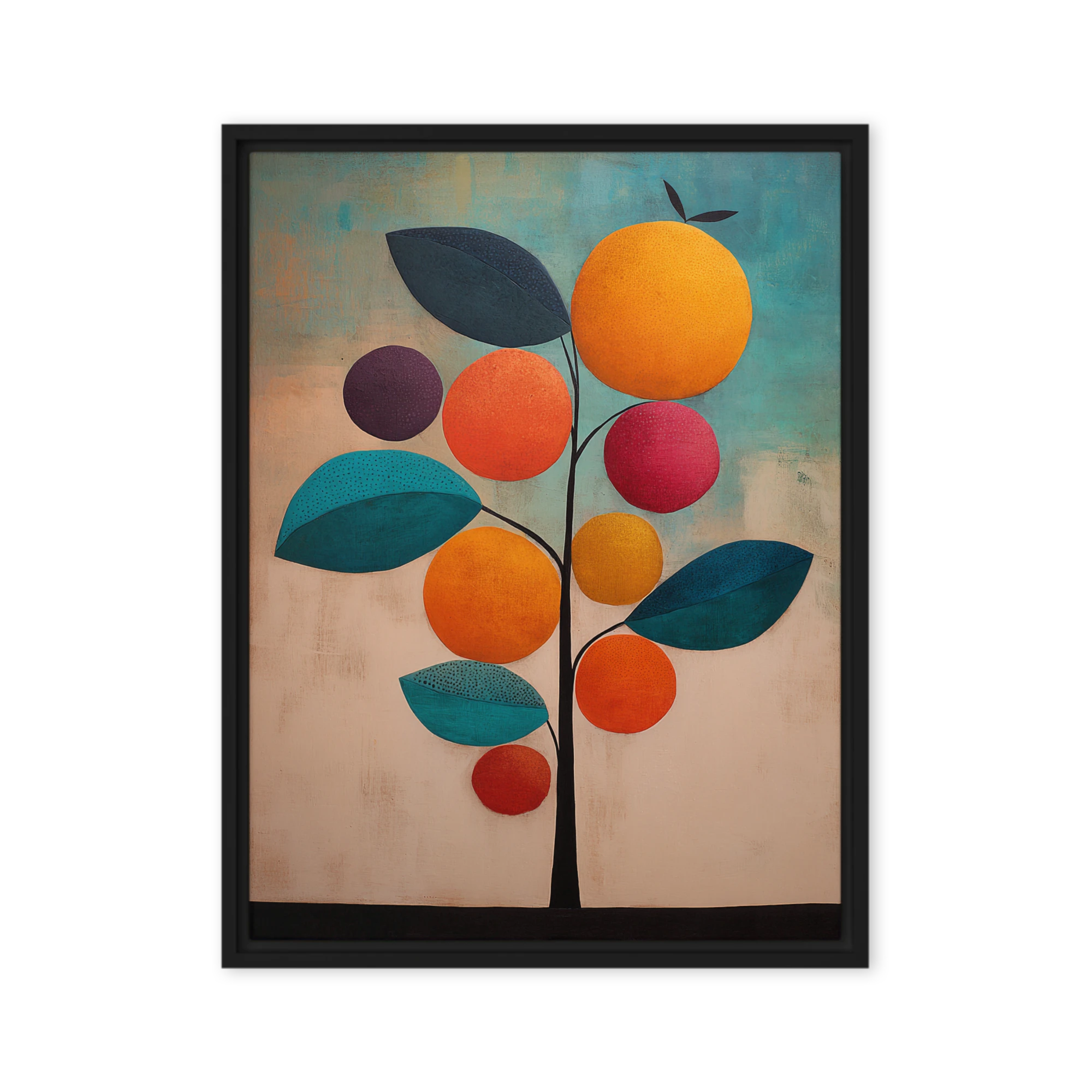 Modern Abstraction of Citrus | Art Print