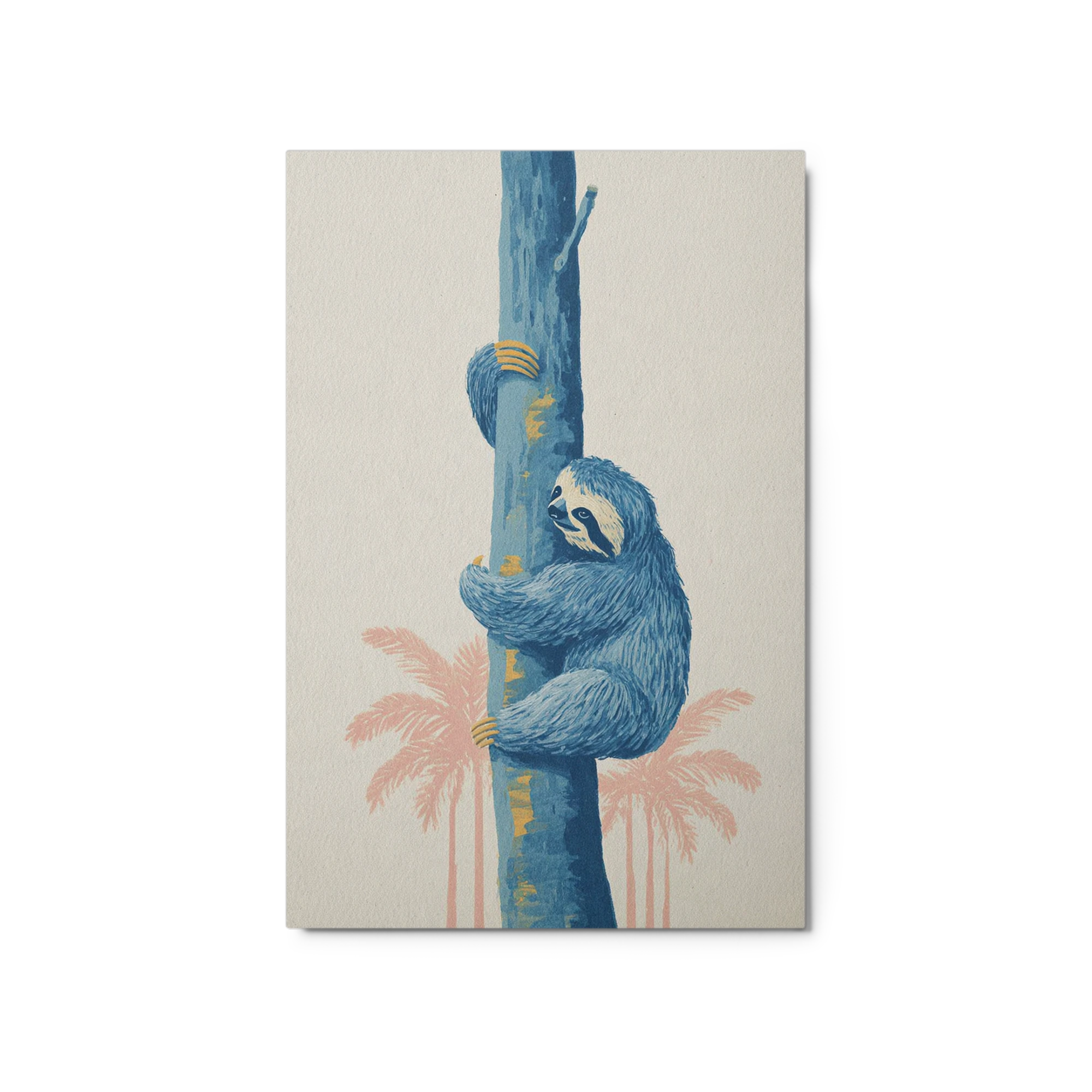 Blue Sloth in the Palms
