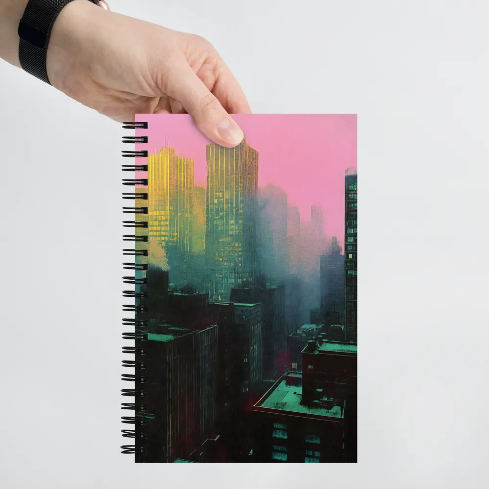 Neon City Reflections 
 Spiral Notebook | 140 pages