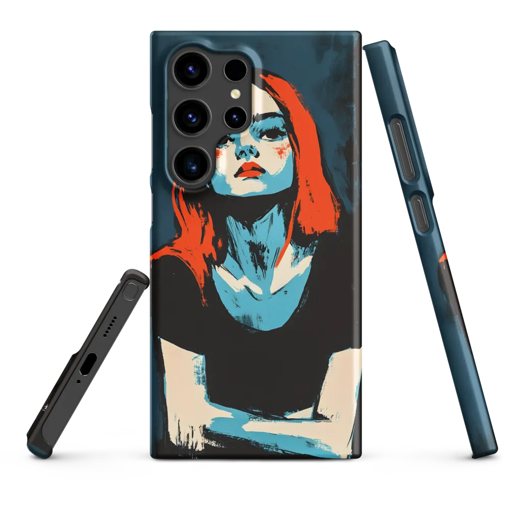 Modern Expressionist Portrait of a Woman | Phone Case