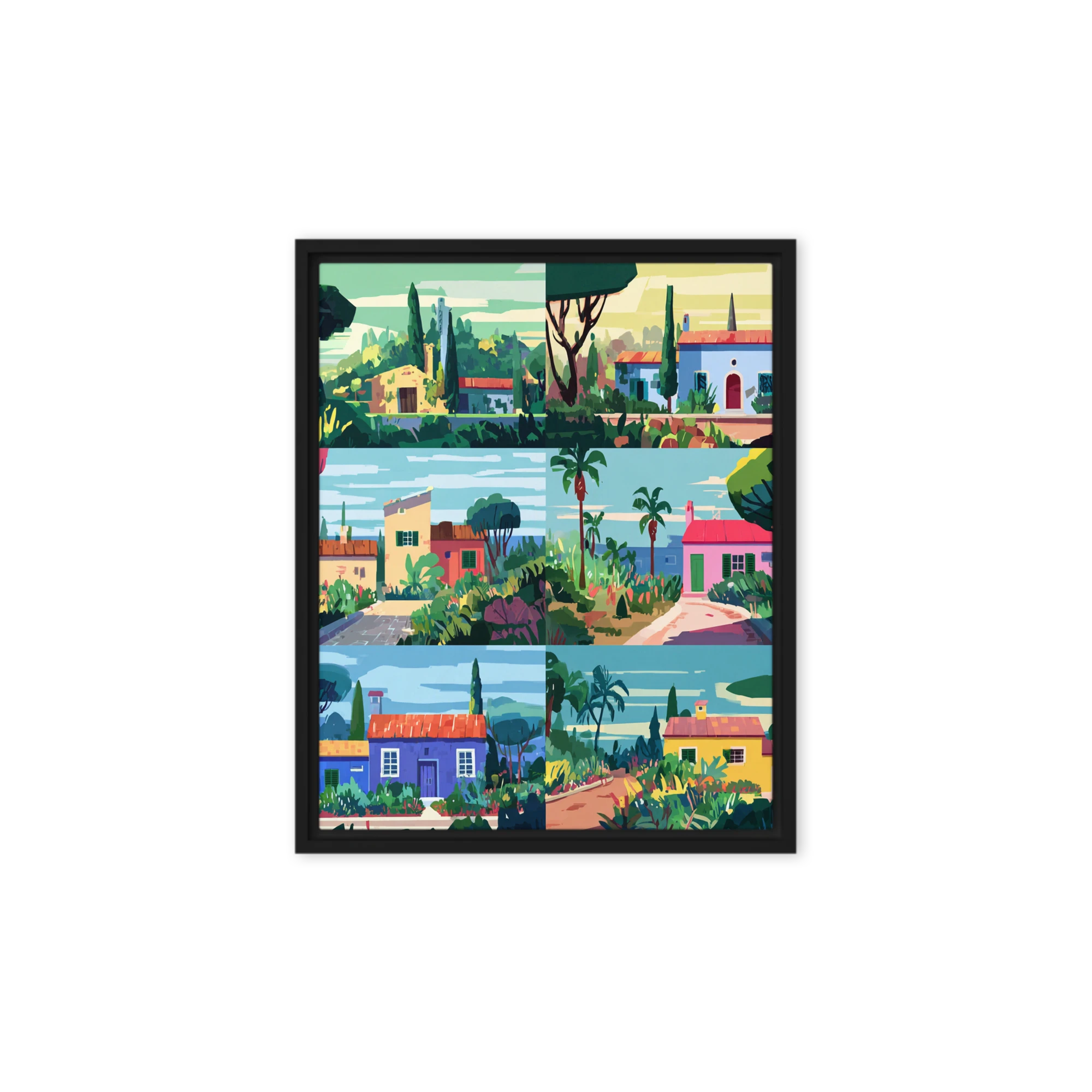 Sunlit Villa Collage