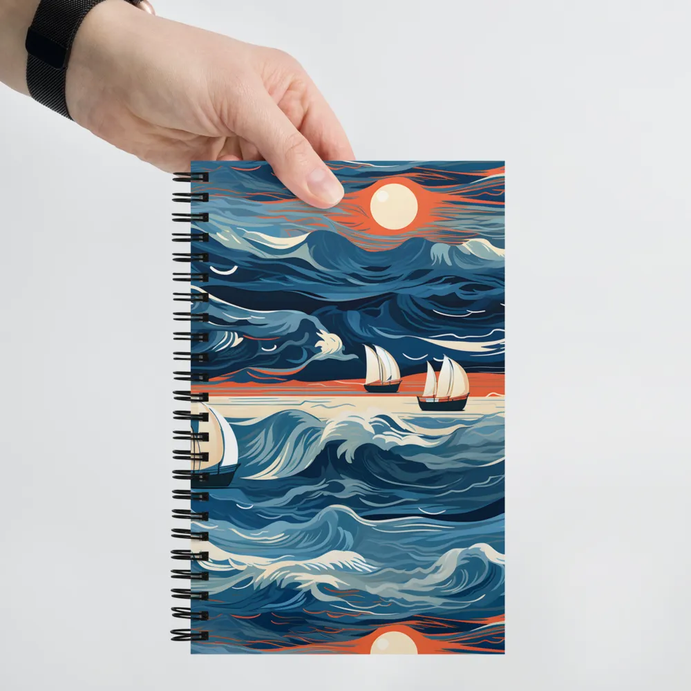 Ocean Whispers: A Voyage at Dusk