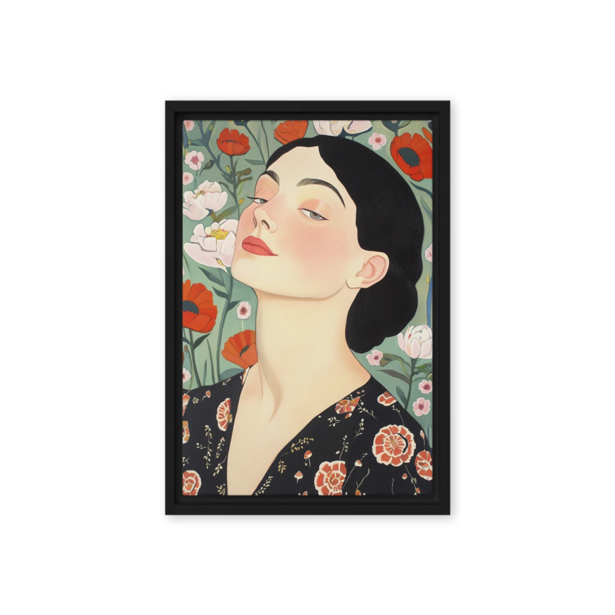 Modern Floral Portrait