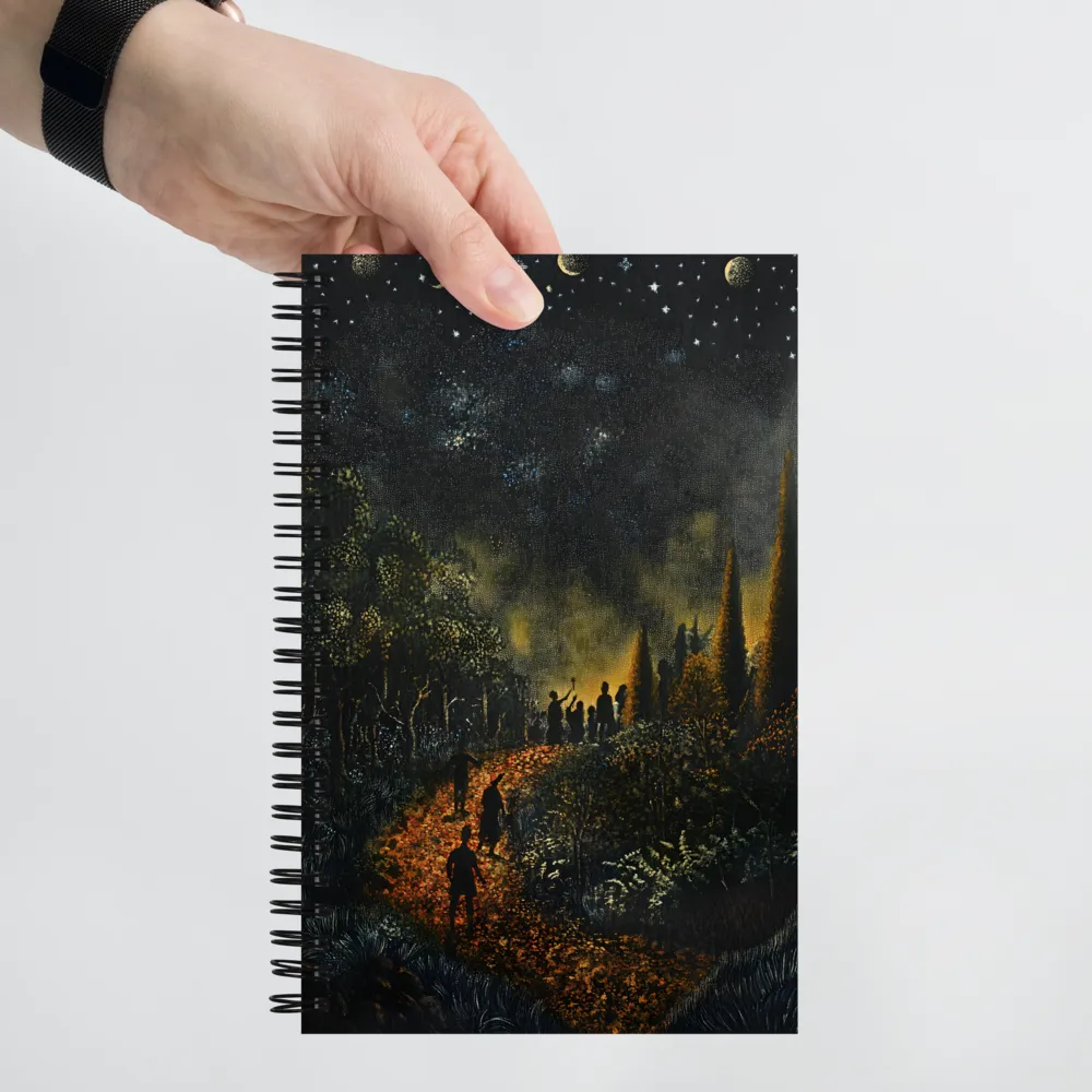 Starlight Forest Journey 
 Spiral Notebook | 140 pages